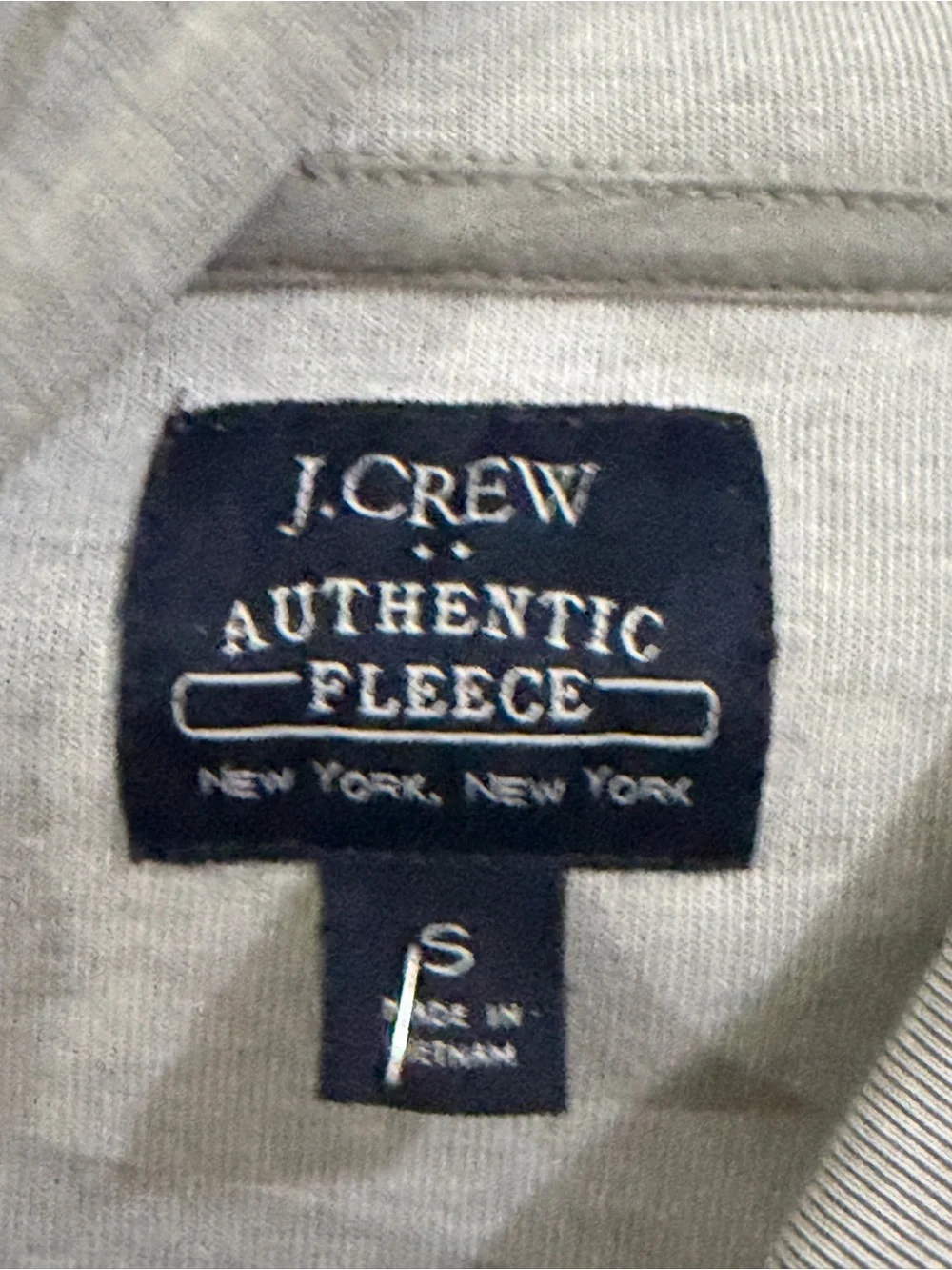 J. Crew Men's Light Gray Crewneck Sweater